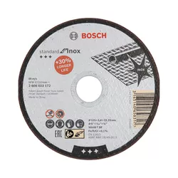 Disco de Corte Standard for Inox 125x1,6mm Reto C/... - NOSSA LOJA - Tintas, Máquinas e Ferramentas