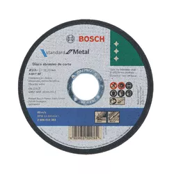 Disco De Corte Standard For Metal 115x1mm C/ 100 P... - NOSSA LOJA - Tintas, Máquinas e Ferramentas