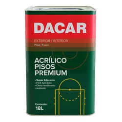 Tinta Acrílica Piso Premium Fosco Cor Azul 18L Dac... - NOSSA LOJA - Tintas, Máquinas e Ferramentas