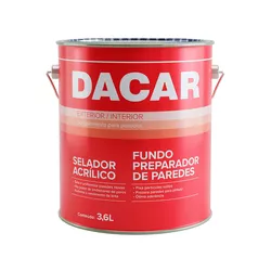 Selador Acrílico Premium Fosco 3,6 L Dacar - 62466 - NOSSA LOJA - Tintas, Máquinas e Ferramentas