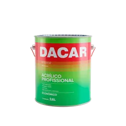 Tinta Acrílica Profissional Branco Fosco 3,6 L Dac... - NOSSA LOJA - Tintas, Máquinas e Ferramentas