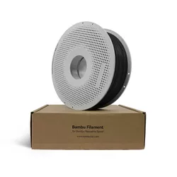 FILAMENTO PLA PRETO C/ CARRETEL 1KG 1.75MM BAMBULA - FullYou