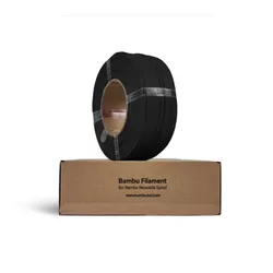 REFIL FILAMENTO PLA FOSCO PRETO 1KG 1.75MM +/- 0.0... - FullYou
