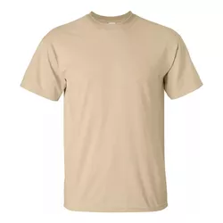 CAMISETA LISA CASUAL BEGE - CAMISETA-BEGE - OLDSEN