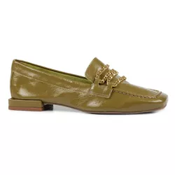 メル33680❣️fujiikazeEUTOUR2025カーキL Mocassim Loafer Rebecca Verniz Pistacchio | ORCADE