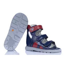 Sandália Neurofuncional ortopédica STILO Azul mari... - Orthocalce Baby & Kids