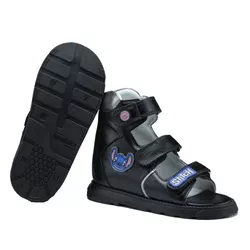 Sandália Neurofuncional STITCH cano alto 3 velcros... - Orthocalce Baby & Kids