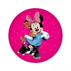 Painel De Festa Redondo Minnie - Painel de Festa Loja Oficial