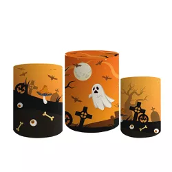 Trio De Cilindros Para Festa Halloween 4 Fantasmas - Painel de Festa Loja Oficial