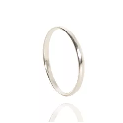 Aliança Clássica Prata De Lei 925 Lisa 2 Mm - AAN0... - Kumbayá Joias