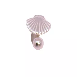 Piercing De Pressão Concha Prata De Lei 925 - ABR0... - Kumbayá Joias