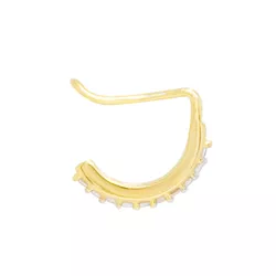 Brinco Piercing De Pressão Ear Hook Semijoia Banho... - Kumbayá Joias