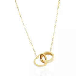 Colar Love Inspiração Cartier Aço Inoxidável Doura... - Kumbayá Joias