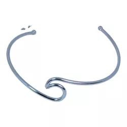 Bracelete Onda Aço Inoxidável - IPU037900 - Kumbayá Joias
