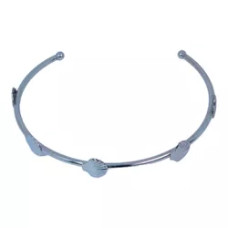 Bracelete Conchas Aço Inoxidável - IPU038000 - Kumbayá Joias
