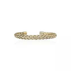 Bracelete Fios Trançados Aço Inoxidável Dourado - ... - Kumbayá Joias