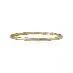 Bracelete Bambu Aço Inoxidável Dourado - IPU043800... - Kumbayá Joias