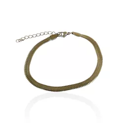 Pulseira Malha Italiana 5mm Semijoia Aço Inoxidáve... - Kumbayá Joias