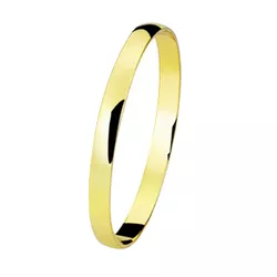 Aliança Clássica Lisa Semijoia Banho De Ouro 18k -... - Kumbayá Joias