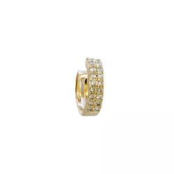 Brinco Piercing Fake Cristal by Kumbayá Joias - J... - Kumbayá Joias