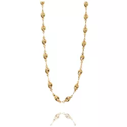 Colar Colar Estilo Gucci Semijoia Banho De Ouro 18... - Kumbayá Joias