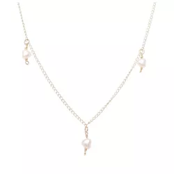 Choker Delicado Com Pérolas De Coração By Kumbayá ... - Kumbayá Joias