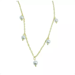 Colar Pérolas Penduradas By Kumbayá Joias - JCO053... - Kumbayá Joias