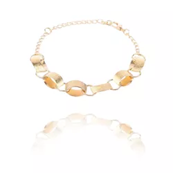 Pulseira Elos Ovais By Kumbayá Joias - JPU027400 - Kumbayá Joias