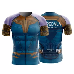 CAMISETA BIKE - THANOS (MODELO UNIFORME) - 209 - PEDALA BIKE BRASIL