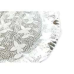 Fundo Rendado de Celofane 34cm c/100 und - Plaspel Comercial - Embalagens e Descartáveis
