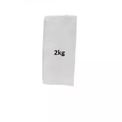 Saco de Papel Mono Branco 02KG C/ 500 UND - Plaspel Comercial - Embalagens e Descartáveis