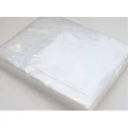 Saco PEAD Leitoso 23x17x0,005CM - Plaspel Comercial - Embalagens e Descartáveis