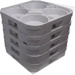 Bandeja termica P/ Marmitex Nº 8 Knauf - Plaspel Comercial - Embalagens e Descartáveis