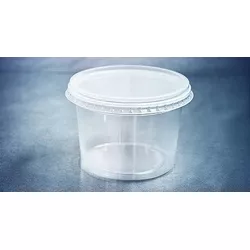 Pote Plástico PP Redondo Prafesta com Tampa 500ml ... - Plaspel Comercial - Embalagens e Descartáveis