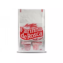 Saco PP Farinha de Rosca 500G C/100 UND - Plaspel Comercial - Embalagens e Descartáveis