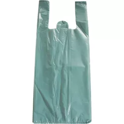 Sacola Reciclada Verde 40x50CM - Plaspel Comercial - Embalagens e Descartáveis