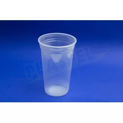 Copo Plástico Copaza Translúcido Liso 770ml c/50 u... - Plaspel Comercial - Embalagens e Descartáveis