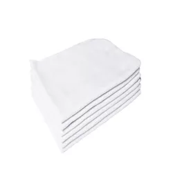 Flanela Branca 39x58CM - Plaspel Comercial - Embalagens e Descartáveis
