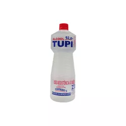 Alcool Liquido Tupi 92,8 INPM 1LT C/12 UND - Plaspel Comercial - Embalagens e Descartáveis