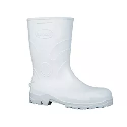 Bota PVC Bracol cano médio branca nº37 - Plaspel Comercial - Embalagens e Descartáveis