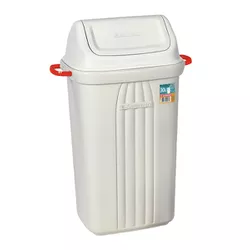 Lixeira c/ Tampa Basculante Sanremo 30L Ref. 283 - Plaspel Comercial - Embalagens e Descartáveis