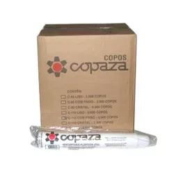 Copo Plástico Copaza Translúcido 110ml c/30x100 un... - Plaspel Comercial - Embalagens e Descartáveis