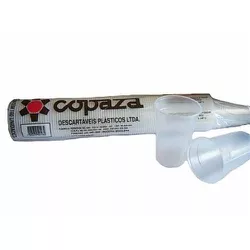 Copo Plástico Copaza Translúcido 300ml c/100 und - Plaspel Comercial - Embalagens e Descartáveis