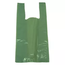 Sacola Reciclada Verde 30x40CM C/ 5KG - Plaspel Comercial - Embalagens e Descartáveis