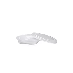 Marmitex EPS 500ML REF. PT100 C/10 UND - Plaspel Comercial - Embalagens e Descartáveis