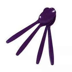 Colher Rioplastic Roxa de Açai Master Cristal 01x5... - Plaspel Comercial - Embalagens e Descartáveis