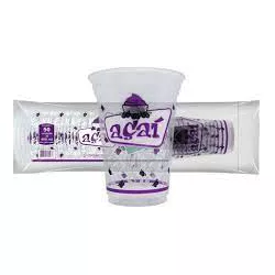 Copo Plástico Rioplastic Transparente PP Açaí 400m... - Plaspel Comercial - Embalagens e Descartáveis