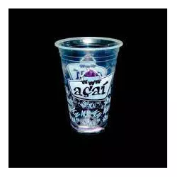 Copo Plástico Rioplastic Transparente PP Açaí 300m... - Plaspel Comercial - Embalagens e Descartáveis