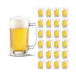 Caneca de Vidro Cisper Manhattan 370ml c/12 und - Plaspel Comercial - Embalagens e Descartáveis