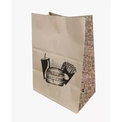 Saco de Papel SOS Pluma P/ Lanche M C/50 UND 19X12... - Plaspel Comercial - Embalagens e Descartáveis